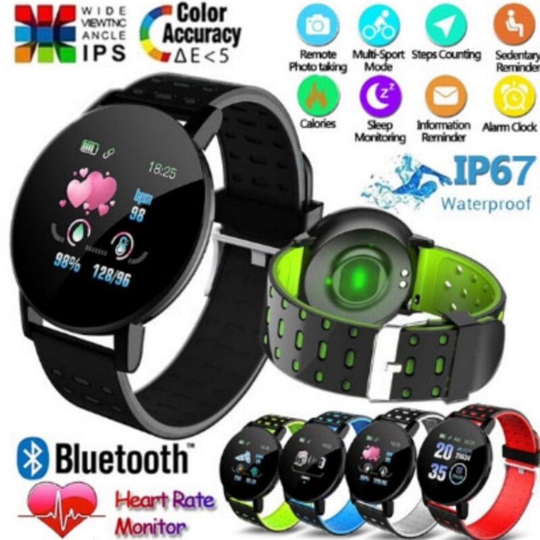 119 Plus Smart Watch - 4 Colors