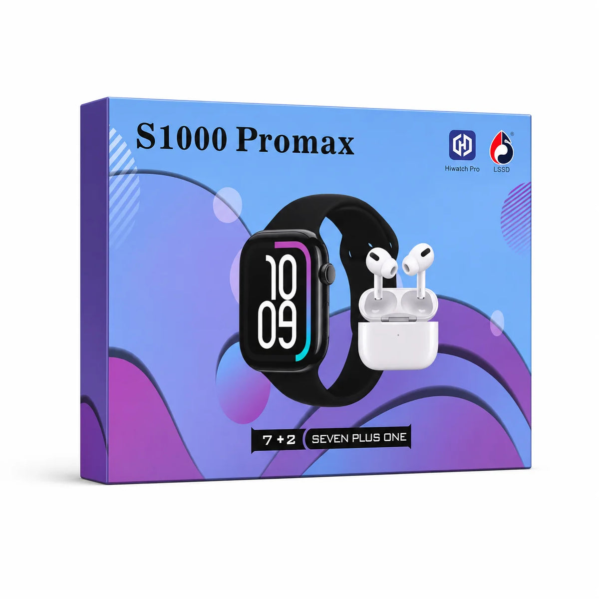 S1000 Pro Max Smart Watch 7+2 Combo