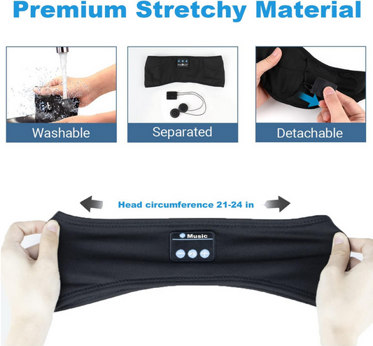 3 In 1 Bluetooth Headphones Sleep Mask Flat