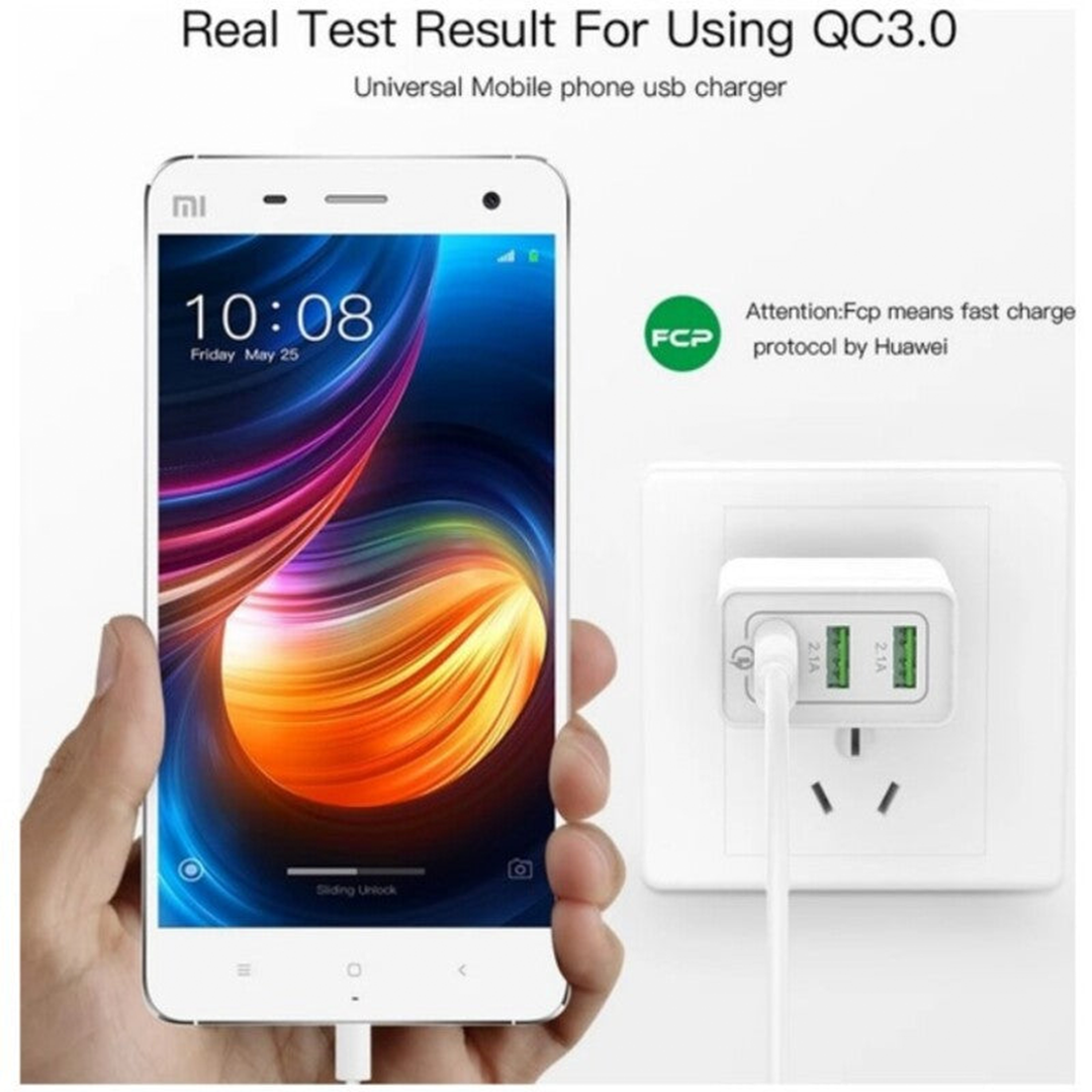 3 Ports Fast Charger – 18W
