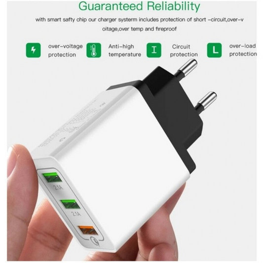3 Ports Fast Charger – 18W
