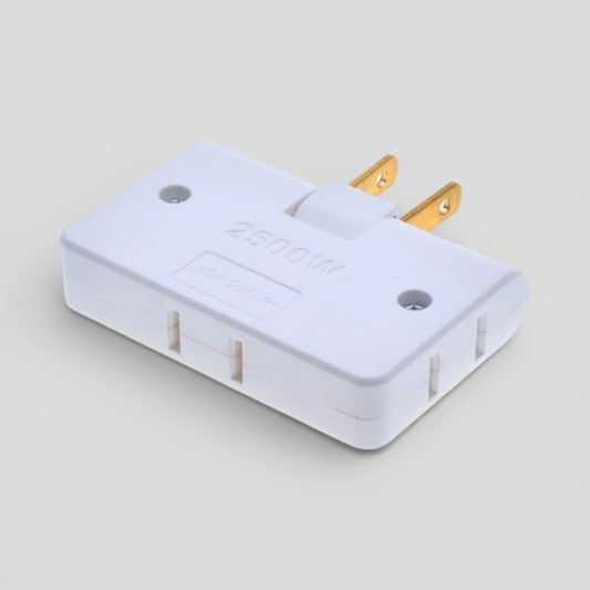 3-in-1 Folding Plug Adapter - 2500W (American Plug)