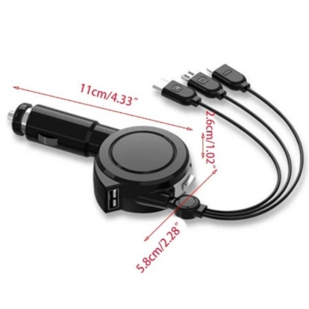 3 in 1 Car Charger – 4.2A