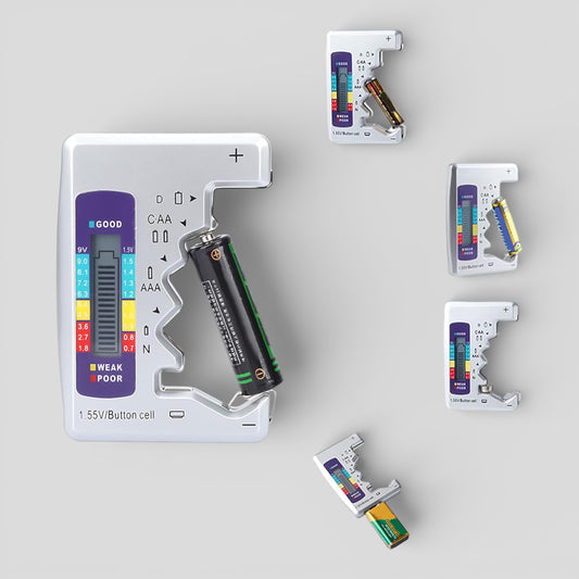 Battery Tester – Universal Multi-Size Checker