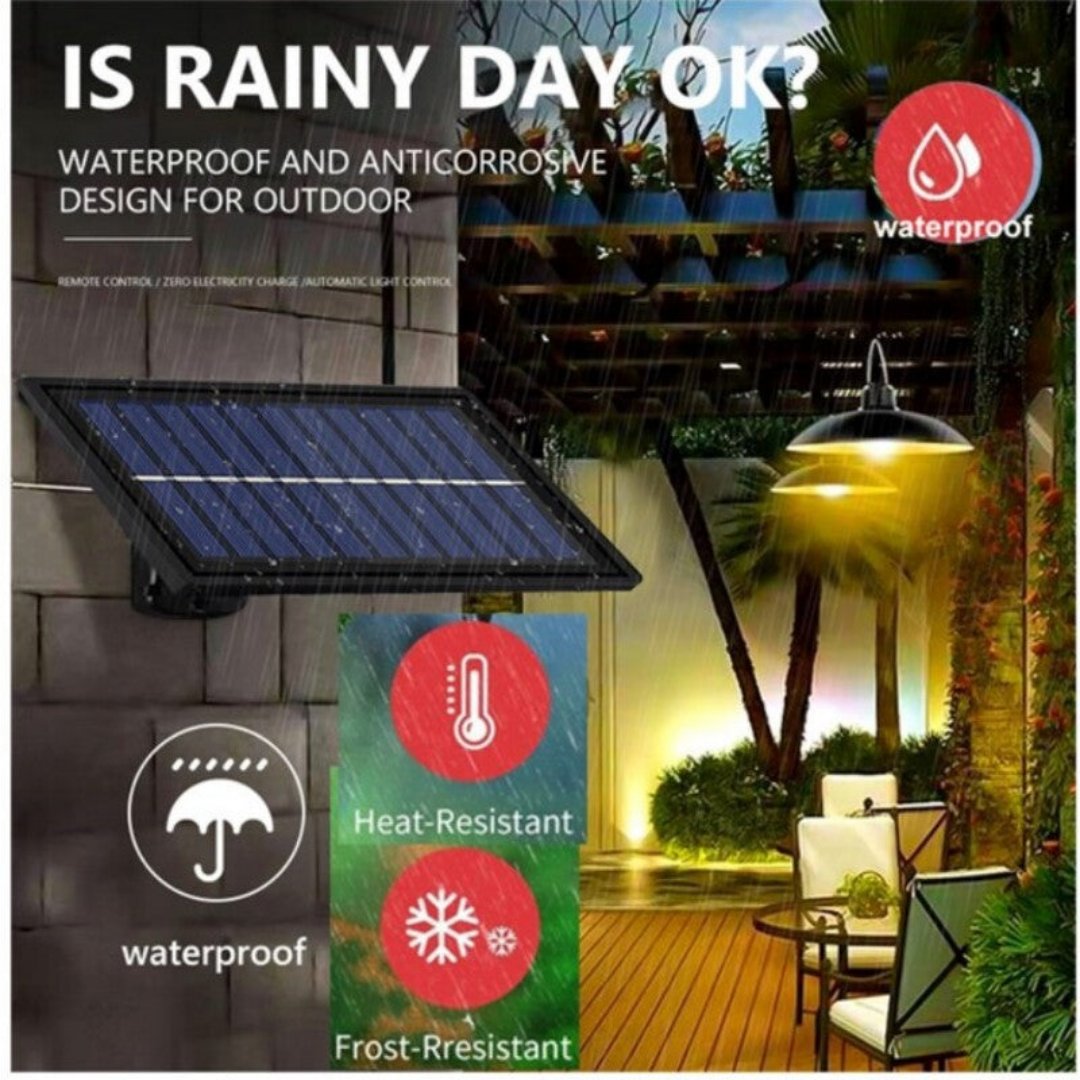 Double Head Waterproof Solar Lamps - 5m