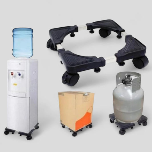 Adjustable Appliance Base with Locking Wheels