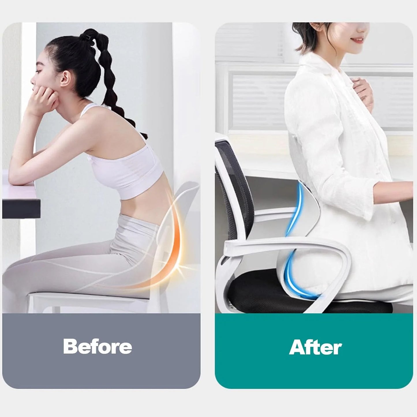 Lumbar Support Posture Corrector Chair