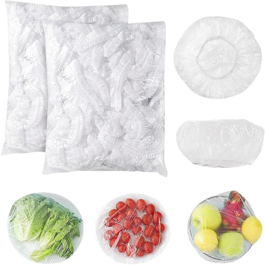 Stretchable Food Wrap Bags - 100 Pcs