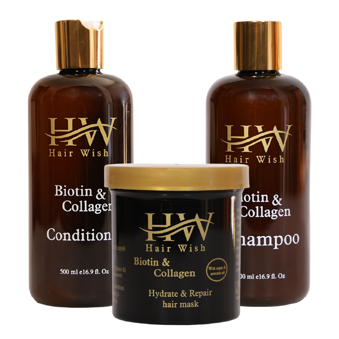 Hair Wish Hair Care Trio Bundle - 3 Pcs