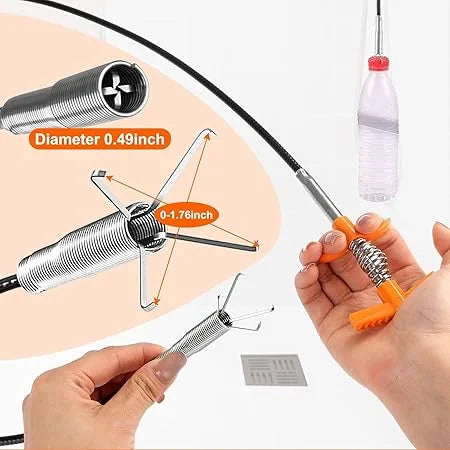 Drain Snake Hair Clog Remover Tool