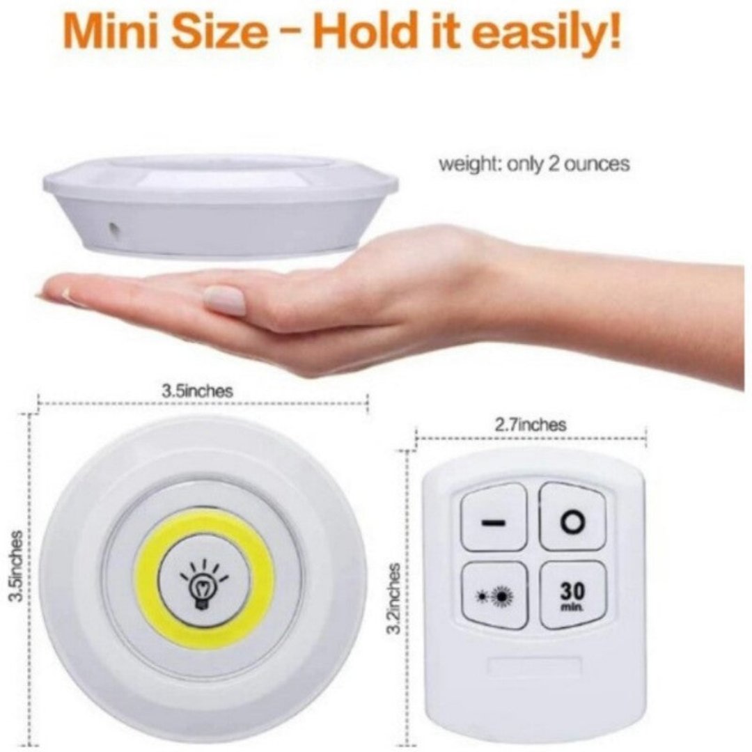 Lamp With Remote White – Set of 3