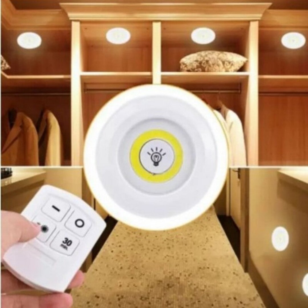 Lamp With Remote White – Set of 3