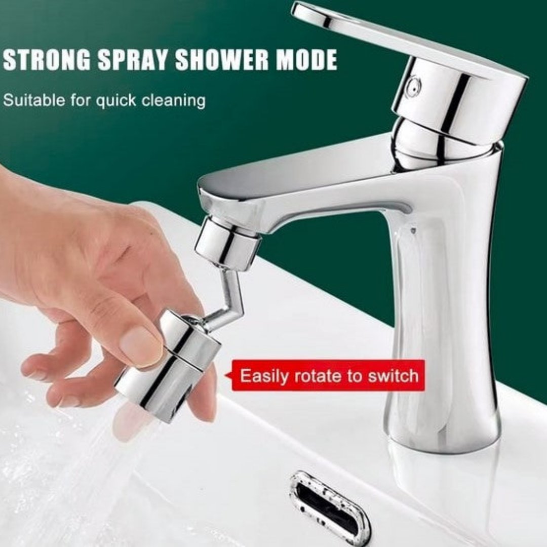 Metal Rotating Faucet Extender - 720°