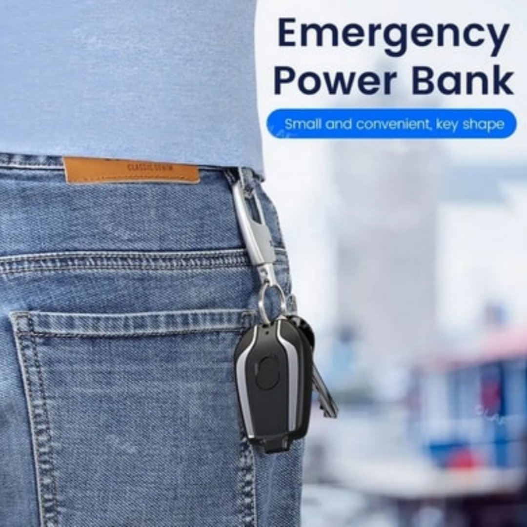 Mini Emergency Power Bank – 2 Colors