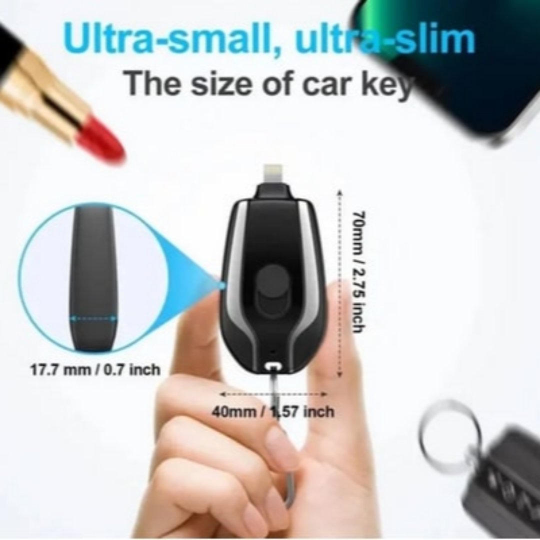 Mini Emergency Power Bank – 2 Colors