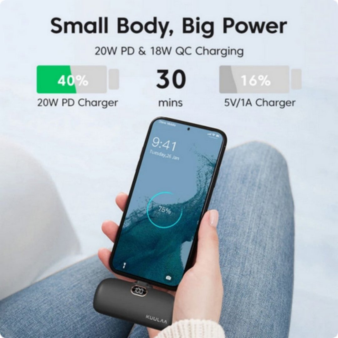 KUULAA Mini Power Bank – 3 Colors