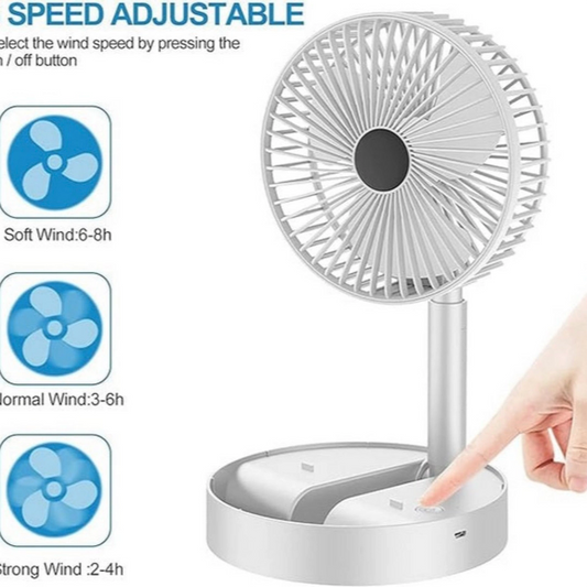 Portable Rechargeable Folding Fan