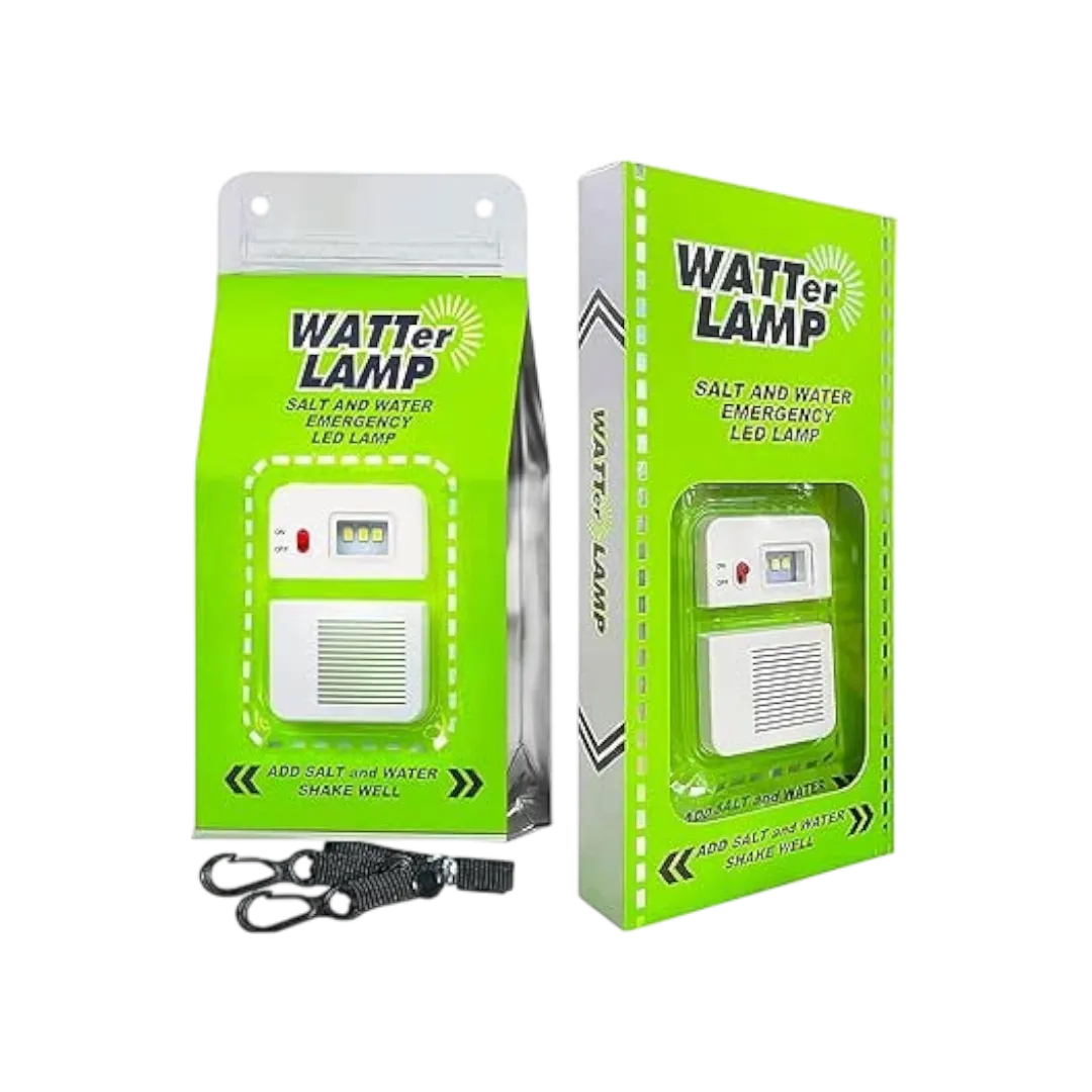 Salt And Water Emergency LED Lamp