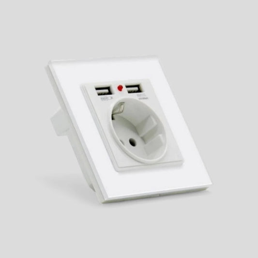 Smart Spot Double USB Wall Socket