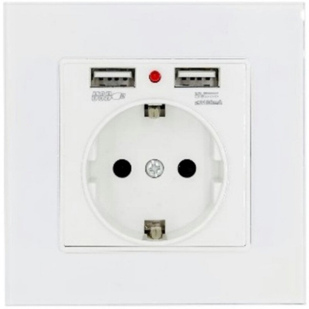 Smart Spot Double USB Wall Socket