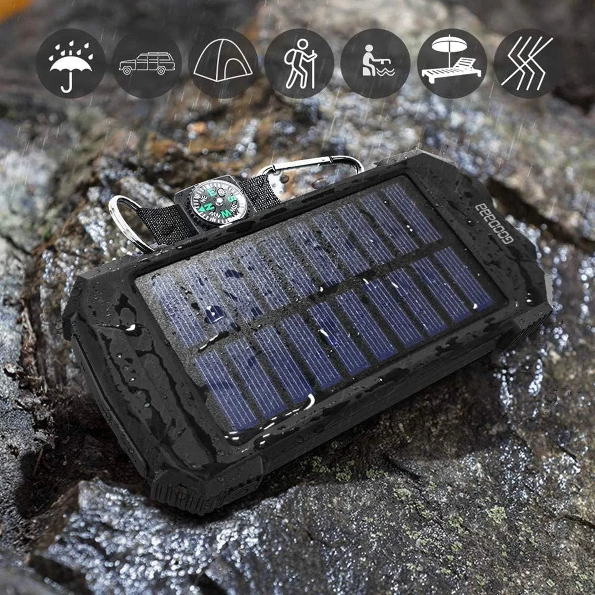 Solar Power Bank – 10000mAh