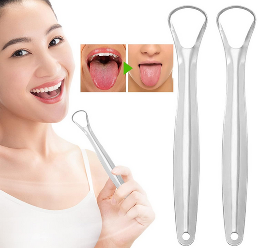 Stainless Steel Tongue Scraper – Oral Hygiene Tool
