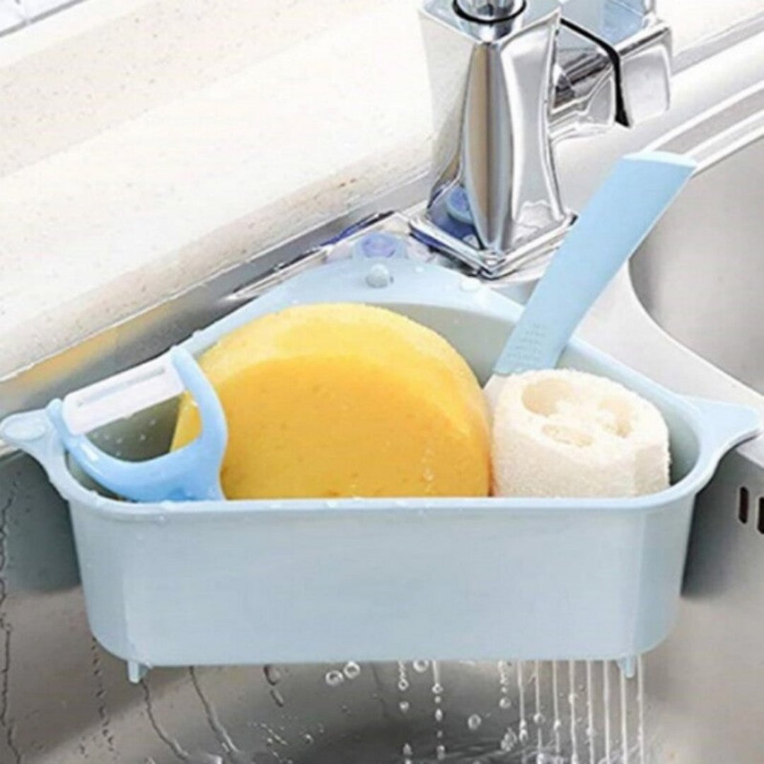 Triangular Sink Drain Shelf - 2 Colors