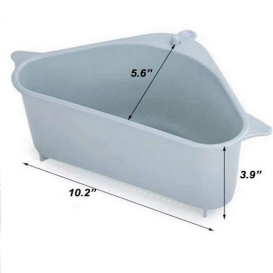 Triangular Sink Drain Shelf - 2 Colors