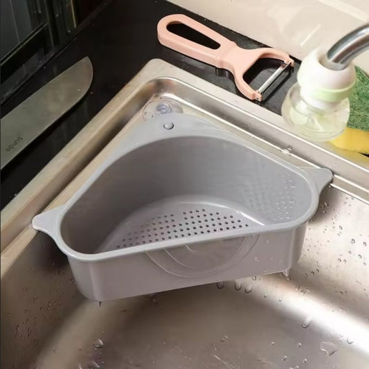 Triangular Sink Drain Shelf - 2 Colors