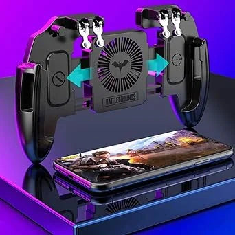 PUBG Mobile Game Controller + Fingers Control