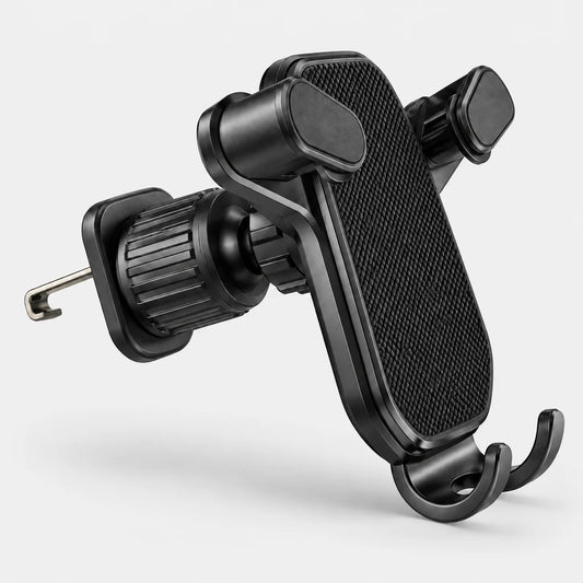 Universal Car Air Vent Phone Holder – 360° Metal Clip Mount