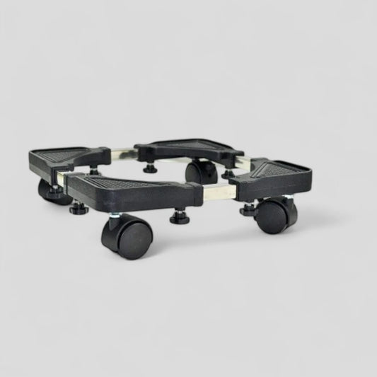 Adjustable Appliance Base with Locking Wheels