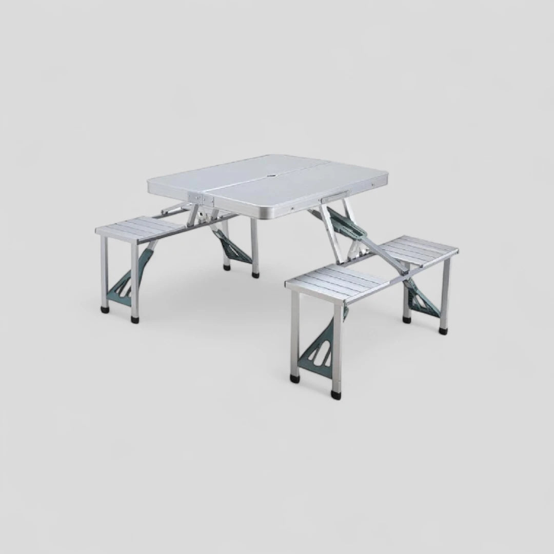 Foldable Camping Table & Chairs Set