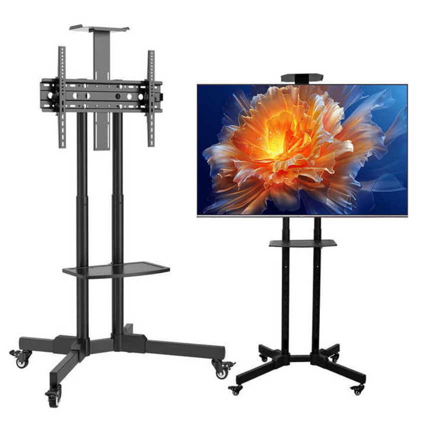 Tv Trolley Stand With Shelf