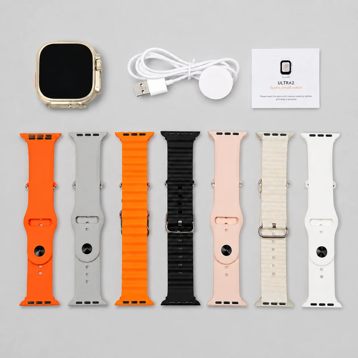 Ultra 2 Smart Watch – 7 in 1 Strap Edition
