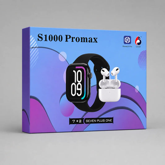 S1000 Pro Max Smart Watch 7+2 Combo