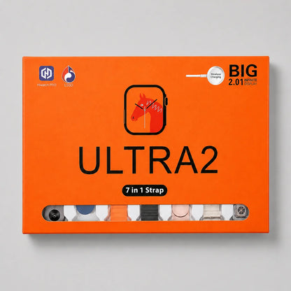 Ultra 2 Smart Watch – 7 in 1 Strap Edition
