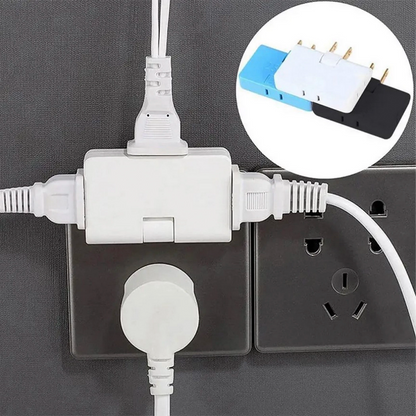 3-in-1 Folding Plug Adapter - 2500W (American Plug)