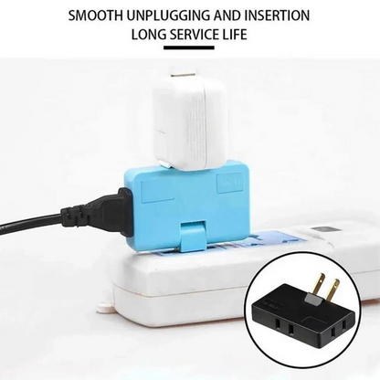 3-in-1 Folding Plug Adapter - 2500W (American Plug)
