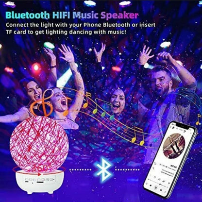 3D Night Light With Bluetooth Speaker