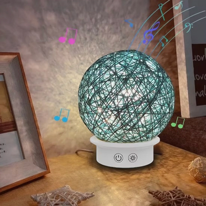 3D Night Light With Bluetooth Speaker