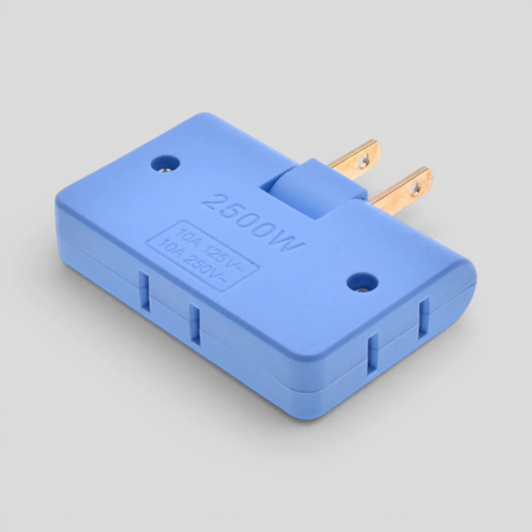 3-in-1 Folding Plug Adapter - 2500W (American Plug)