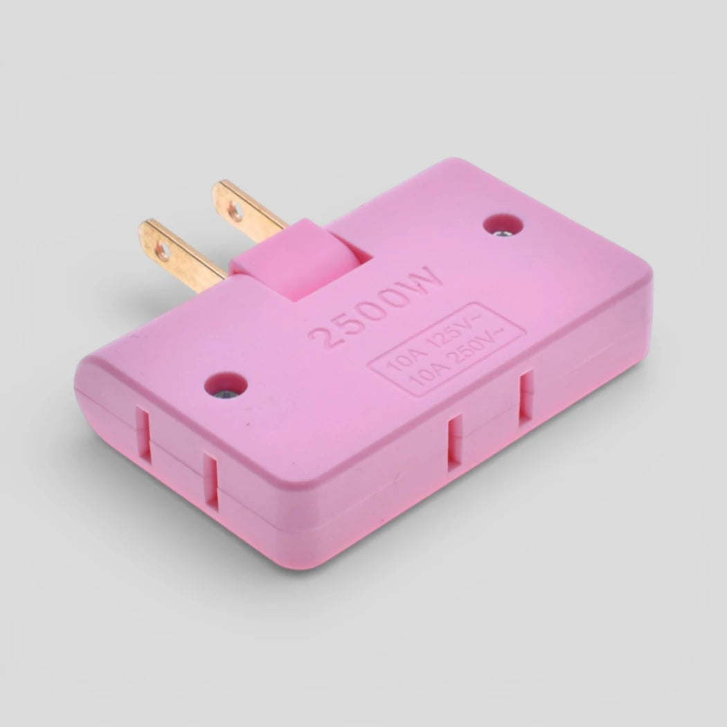 3-in-1 Folding Plug Adapter - 2500W (American Plug)