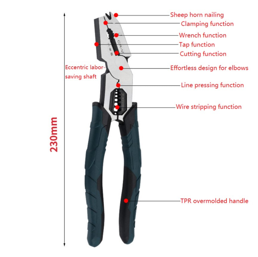 9-inch Elbow Heavy-duty Wire Pliers