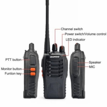 Baofeng 888s Walkie Talkie - 5-10Km