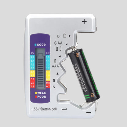 Battery Tester – Universal Multi-Size Checker