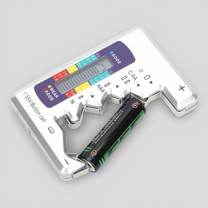 Battery Tester – Universal Multi-Size Checker
