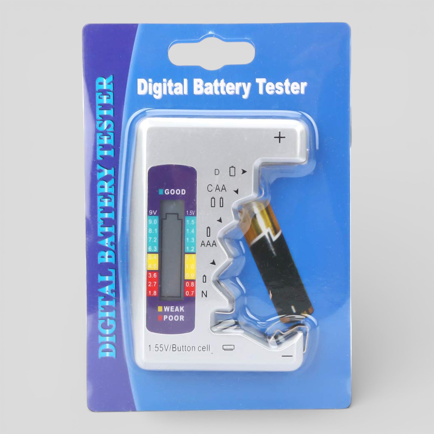 Battery Tester – Universal Multi-Size Checker