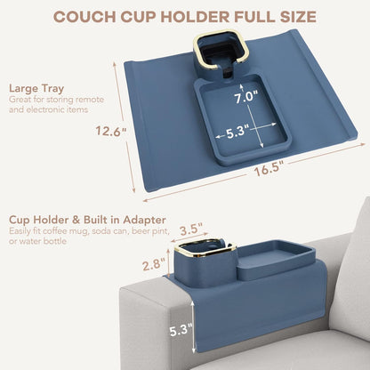 Couch Cup Holder Tray