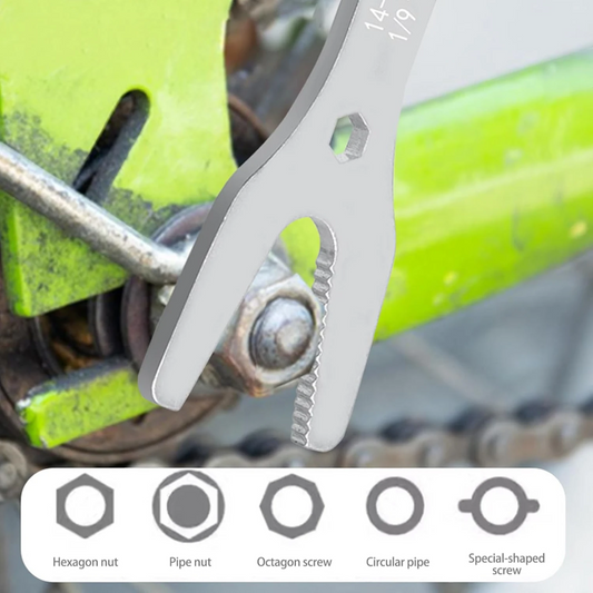 Double-Ended Self-Tightening Adjustable Wrench 6–25mm / 3–17mm